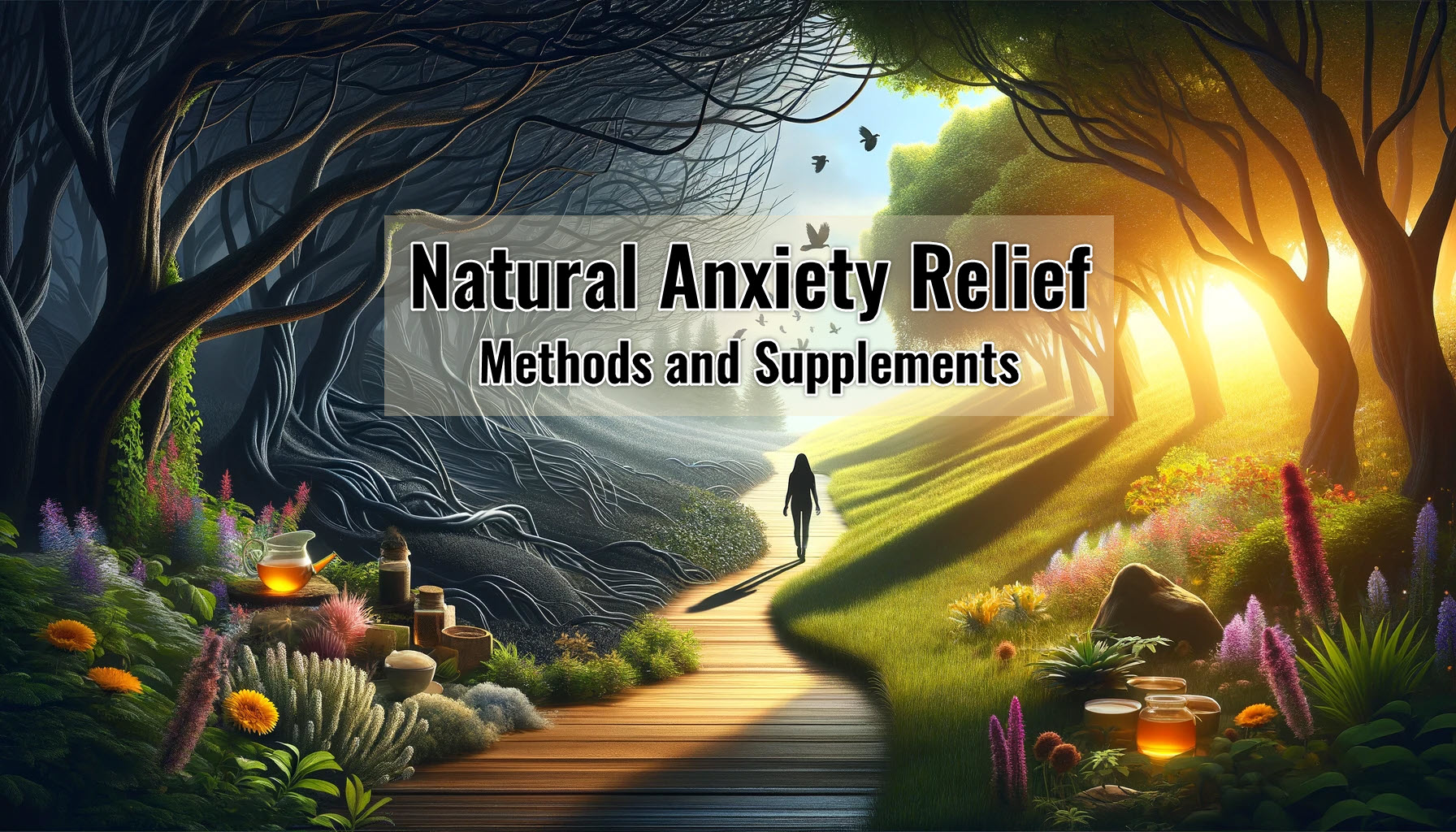 View of Natural Anxiety Relief: Guide To Techniques and Supplements
